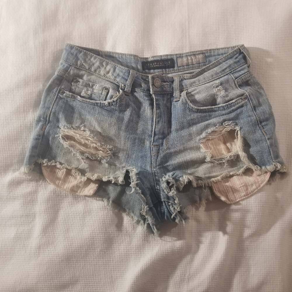 Aeropostale High Waisted Shorty